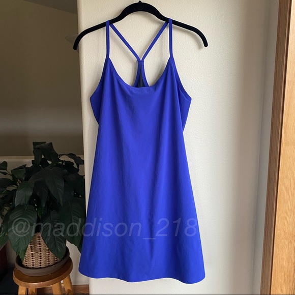 OUTDOOR VOICES Exercise Dress Blue Orchid M - Picture 3 of 13